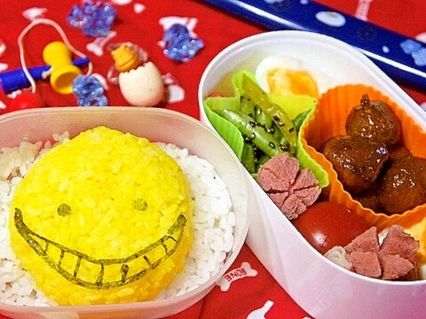 キャラ弁☆材料３つde「暗殺教室」殺せんせー